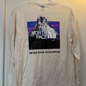 North Face "box logo t-shirt" - men's size medium